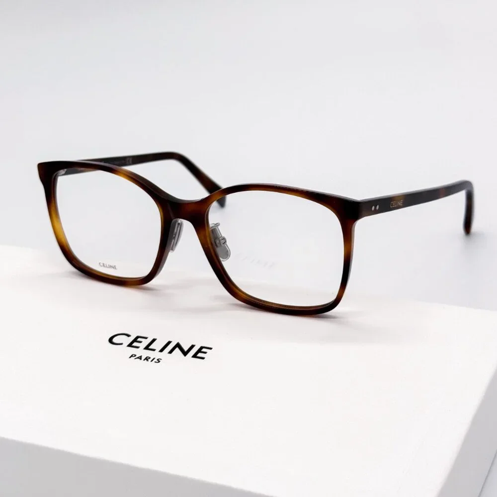 NEW CELINE CL 50027J 056 UNISEX LIGHT HAVANA EYEGLASSES CELINE CL50027J 056